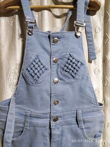 Light Blue Denim Overalls