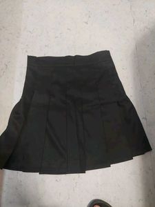 Black Pleated Skirt