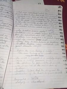 Class 12th History  Hand Written Notes