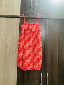 Red Print Sundress