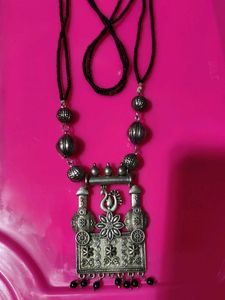Ethnic Silver Necklace