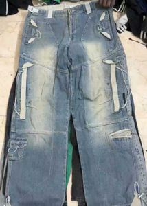 Unique Denim Cargo Pants