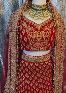 Red Bridal Lehenga Choli