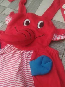 Unisex Elephant Dungree Set