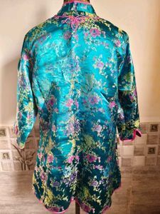 Floral Embroidered Jacket Size 42/44 XXL