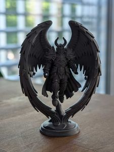 Dark Angel Knight Statue 3d Printed