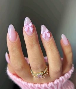 Coquette Bow Nails