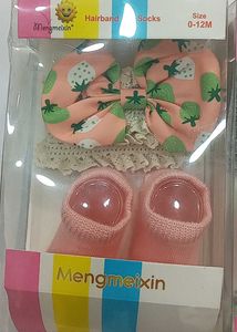 Hair Band And Socks/shoes Set
