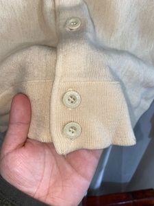 PaoloGucci Cream Cardigan