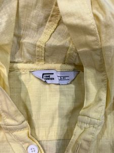 Boys Yellow Hoodie Tee and Cargo Pants Set