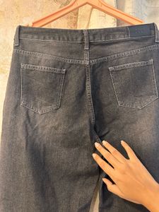 Tokyo Talkies Ripped Black Jeans, High Waist- 34