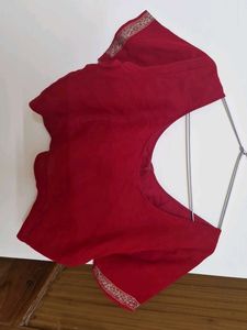 Red Saree Blouse