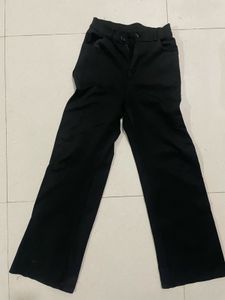 Black Wide Legged Trousers