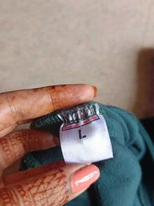 Teal Velvet Mock Neck Top