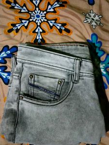 Gray Denim Jeans
