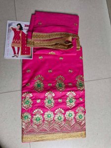 Embroidered Salwar Suit Material