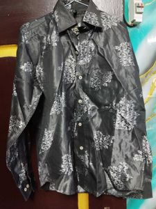 White Basket With Black Shirt