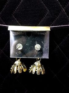 Peacock Jhumka Earrings