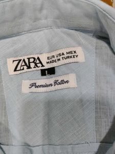 Light Blue Zara Shirt
