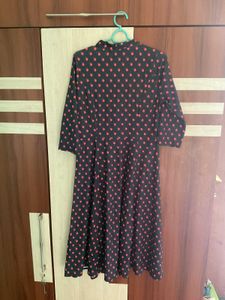 Polka Dot Midi Dress