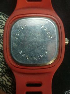 Red Square Fashion Watch