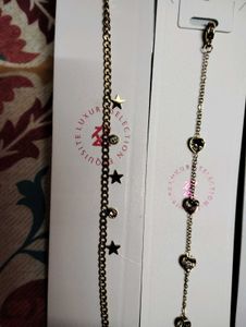 Set of 5 Assorted Anti-tarnish Charm Bracelets