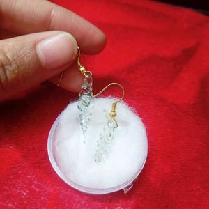 Glass Ear Rings