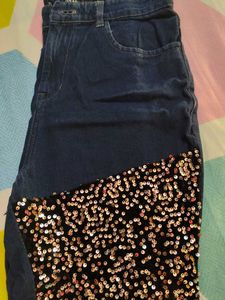 Sparkly Denim Jeans