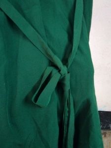 Flipkart One Piece Dress, Comes With Green Belt, Balloon Type Sleeves