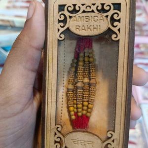 💛चंदन Ambica Rakhi Set💛