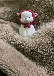Handmade Clay Puppy Dusk Buddy