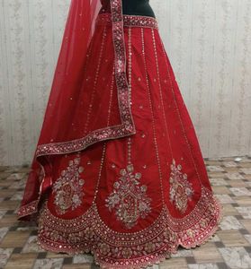 Red Bridal Lehenga Choli