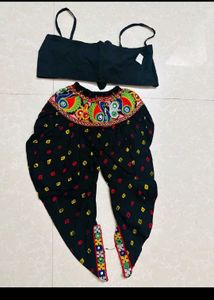navratri dhoti n top for 2 yrs