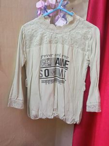 Casual Olive Green Top