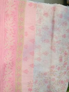 Pretty Pink Floral Saree