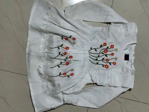 White Frock 9-12 Months