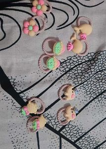 Animal Hair Ties Pack Of 10 Rubber Band