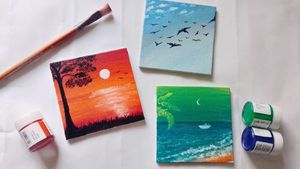Wall Decor Paintings (Hand-painted)