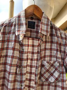 Mufti Checkered Casual Shirt