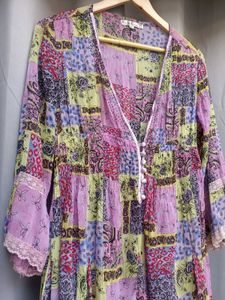 Y2k Paisley Print Dress