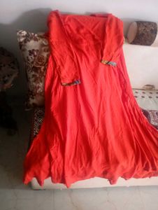 Anarkali Kurti With Shrug For Sale