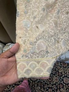 Chikankari Kurta with Embellished Work &amp; Churidar