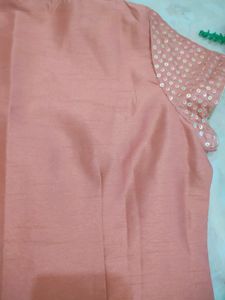 Sequence Kurti For . Onion Pink . Beautiful