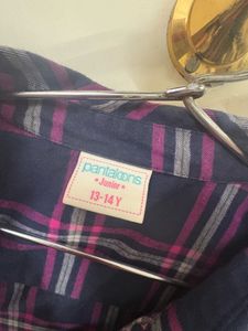 Girls' Plaid Flannel Shirt