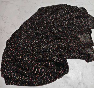 Floral Print Scarf Or Dupatta