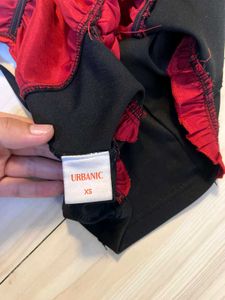 Urbanic Satin Ruched Corset-Inspired Bustier Top