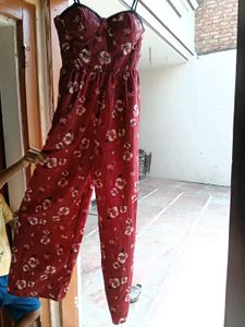 Floral Print Jumpsuit