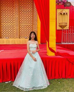 Elegant Blue Lehenga Choli Set