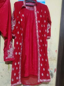 Jacket Style Kurti Pant Set