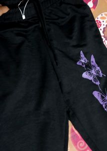 High Waist Black Joggers